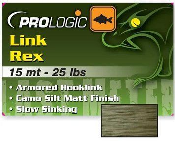 Поводковый материал Prologic Link Rex 15m 50lbs Camo Silt 19494 фото