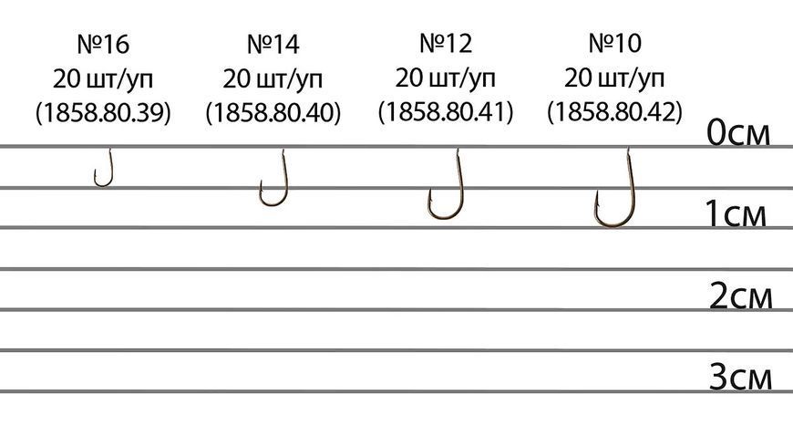 Гачок Brain All Round B5030 #14 (20 шт/уп) 18588040 фото