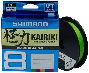 Шнур Shimano Kairiki 8 PE 150m (Mantis Green) 0.06mm 5.3kg 16880293 фото