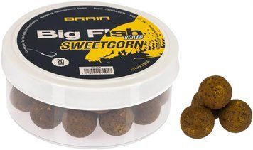 Бойлы вареные Brain Big Fish Sweetcorn (Кукуруза) 20mm 18582271 фото