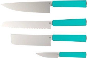 Набор кухонных ножей Butterfork Purest Set Turquoise Green 19370022 фото