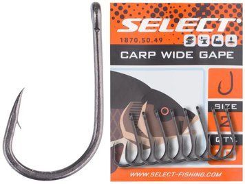 Крючок Select Carp Wide Gape #2 (10 шт/уп) 18705049 фото