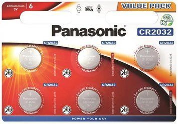 Батарея Panasonic Lithium CR2032 6 шт 946171 фото