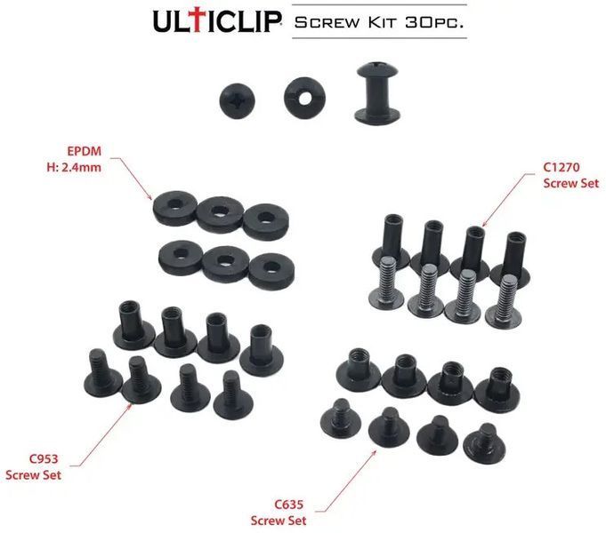 Набор винтов Ulticlip Combo Head Screw Kit 30 40010002 фото