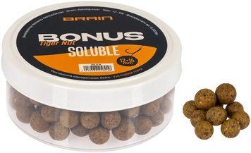 Бойлы растворимые Brain Bonus Tiger Nut (Тигровый орех) 12+14mm 190g 18582258 фото