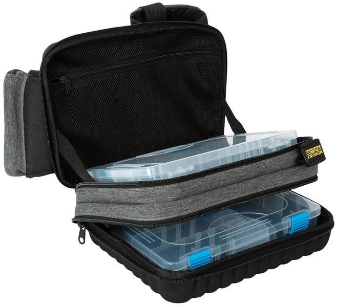Сумка Shimano Yasei Sling Bag Medium з коробками для приманок Dark grey 148994 фото