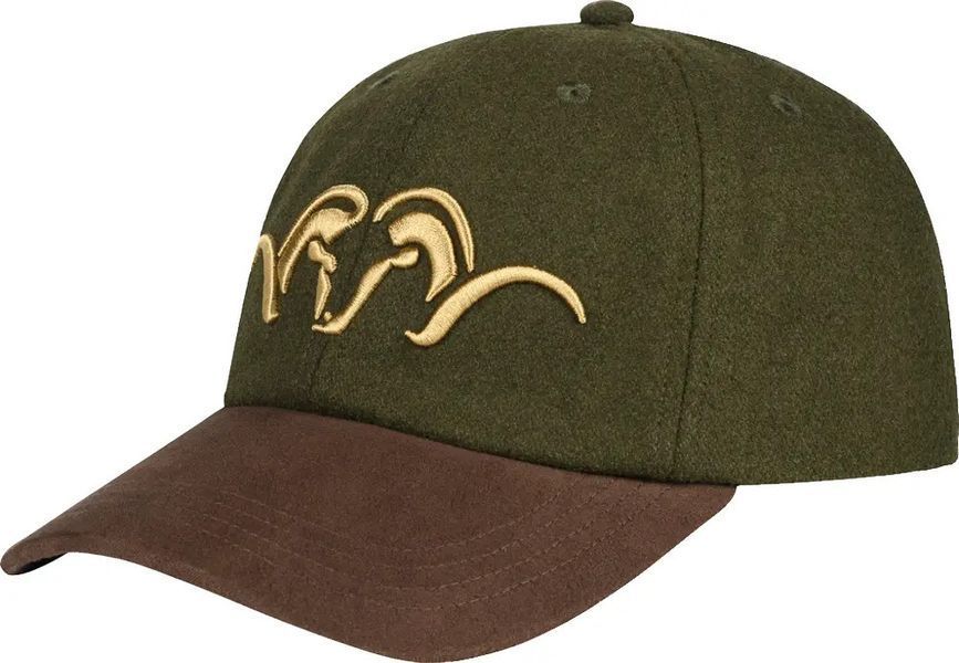 Кепка Blaser Active Outfits Suede Felt Cap One size Dark Olive/Brown 14473615 фото