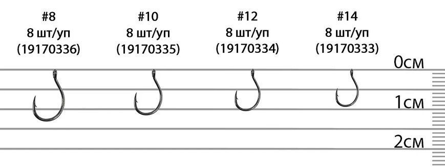 Гачок X-Fish Карась (донка) #12 (8 шт/уп) 19170334 фото