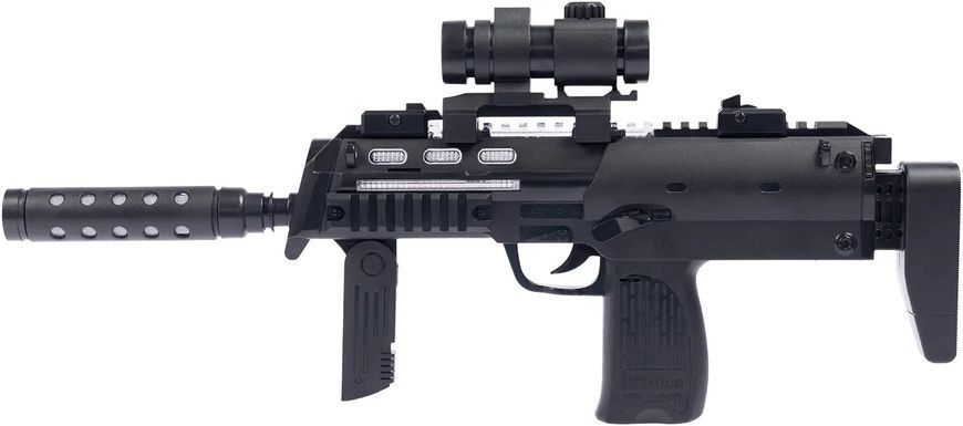 Автомат світло-звуковий ZIPP Toys HK MP7 Чорний 5320120 фото