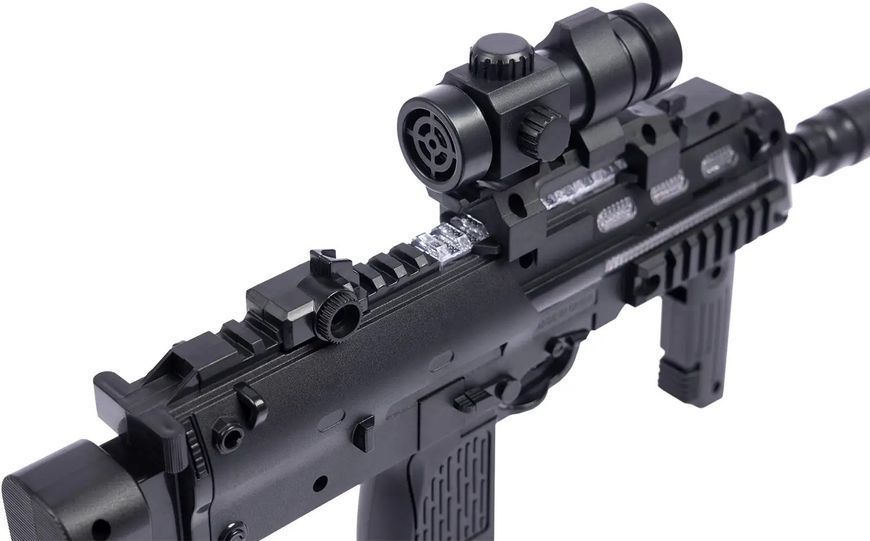 Автомат світло-звуковий ZIPP Toys HK MP7 Чорний 5320120 фото