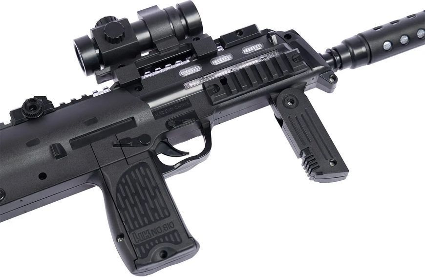 Автомат світло-звуковий ZIPP Toys HK MP7 Чорний 5320120 фото