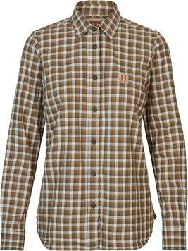 Рубашка Harkila Fjell L/S shirt M Green Check 17802636 фото