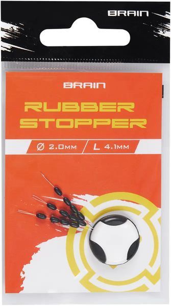 Стопор Brain Rubber Stopper #4 4.5mm &Oslash;2.3mm 23865082 фото