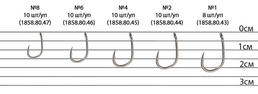 Гачок Brain Sting Classic Wide Gape #4 (10 шт/уп) 18588050 фото