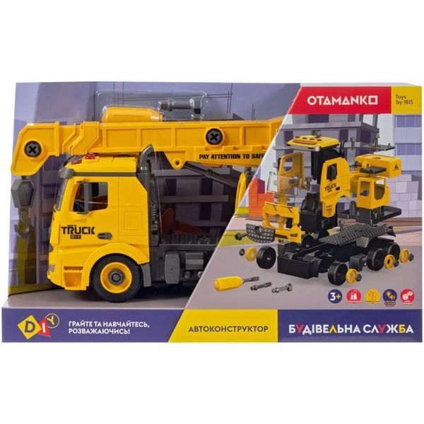 Машинка-конструктор OTAMANKO АВТОКОНСТРУКТОР Будівельний кран 709857 фото