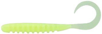 Силикон Jackall Tide Curly 2.0&rdquo; Glow Chart (8шт/уп) 16993284 фото
