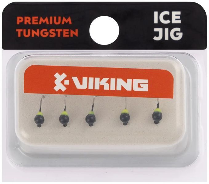 Мормишка вольфрамова Viking Fishing Round+drop 0.18g 2.5mm Black (5шт) 19864051 фото