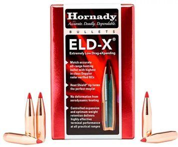 Куля Hornady ELD-Х кал. 6 мм (.243) маса 90 гр (5.8 г) 100 шт 23703171 фото