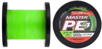 Шнур Select Master PE 1000m (салат.) #0.6/0.10mm 28lb/13kg 16879834 фото
