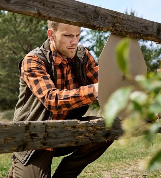 Сорочка Harkila Scandinavian L/S L Mandarin Check 17802716 фото